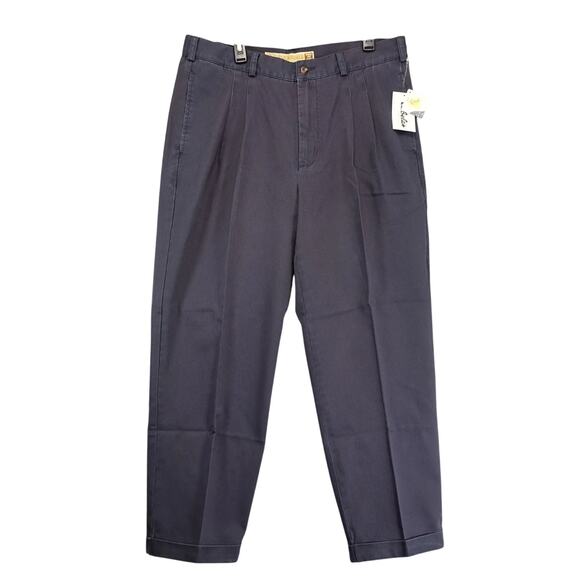 NWT Cabela's Casuals Wrinkle-Free Gray Chino Pants Men's 38x30 Pleated Teflon - Picture 1 of 10